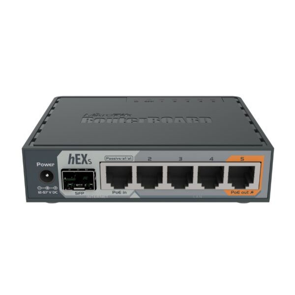 Thiết bị cân bằng tải router MikroTik RB760iGS (hEX S) chịu tải 80-100 user
