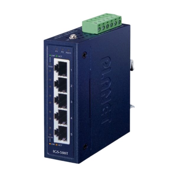 IGS-500T, switch công nghiệp 5 cổng ethernet Planet