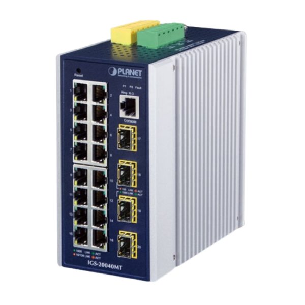 Planet IGS-20040MT, Switch công nghiệp 16 port