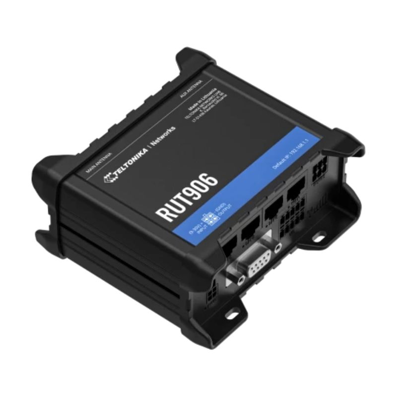 Router 3G/4G công nghiệp Teltonika RUT906 Dual SIM, 4 cổng LAN, hỗ trợ RS232/RS485, chịu tải 100 User - Ảnh 2