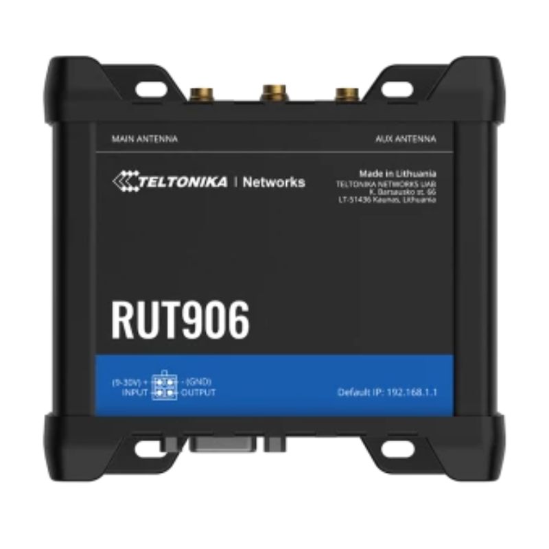 Router 3G/4G công nghiệp Teltonika RUT906 Dual SIM, 4 cổng LAN, hỗ trợ RS232/RS485, chịu tải 100 User - Ảnh 3