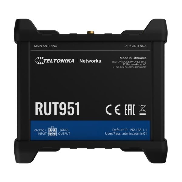 Router 3G/4G công nghiệp Teltonika RUT951 Dual SIM tốc độ 150Mbps, hỗ trợ 100 User