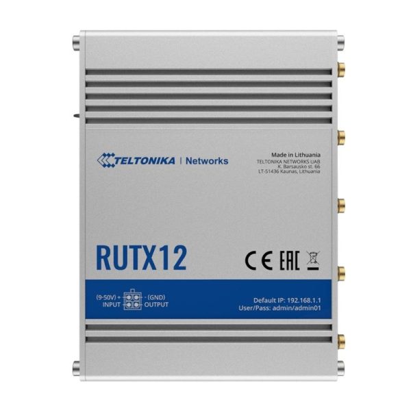 Router 3G/4G công nghiệp Teltonika RUTX11 Dual SIM 4G LTE CAT6, hỗ trợ wifi 5 chuẩn 802.11ac Wave2