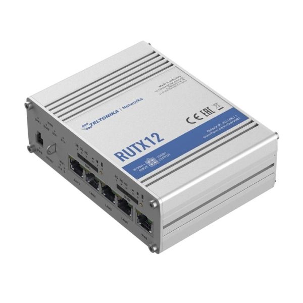 Router 3G/4G công nghiệp Teltonika RUTX11 Dual SIM 4G LTE CAT6, hỗ trợ wifi 5 chuẩn 802.11ac Wave2