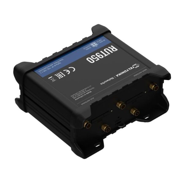Router 3G/4G công nghiệp Teltonika RUT950 Dual SIM tốc độ 150Mbps, hỗ trợ 100 User