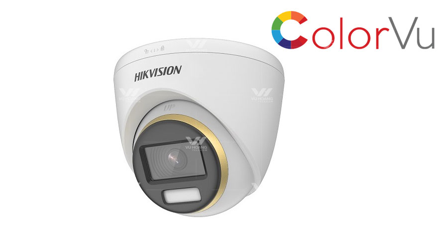 Camera HDTVI ColorVu 2MP HIKVISION DS-2CE72DF3T-FS giá rẻ