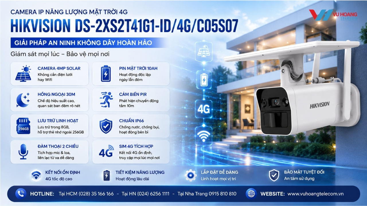 Camera Hikvision DS-2XS2T41G1-ID 4G Solar 4MP giá tốt