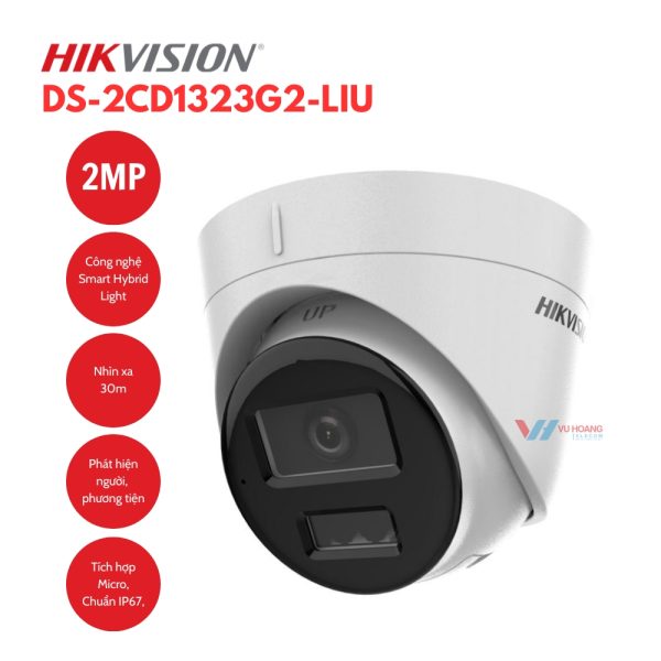 Camera IP 2MP tháp pháo Hikvision DS-2CD1323G2-LIU