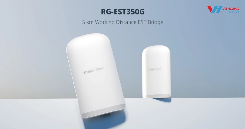 Cầu nối vô tuyến 5 km, 16 dBi Reyee RG-EST350G (1 cặp)