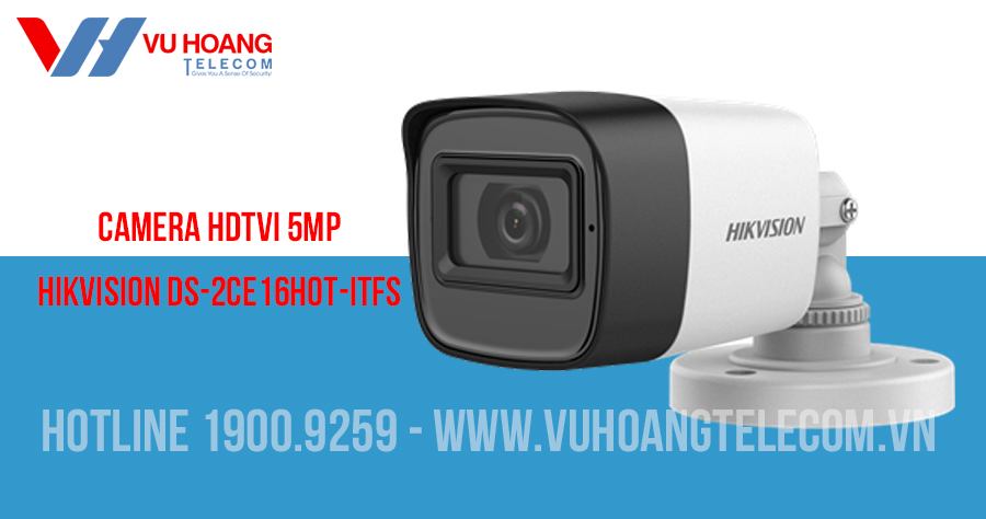 Camera HDTVI 5MP có mic HIKVISION DS-2CE16H0T-ITFS