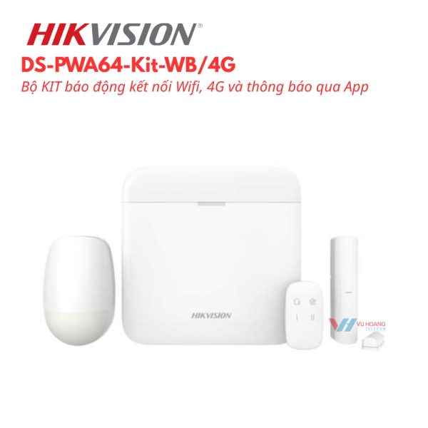 Bộ KIT báo động kết nối Wifi, 4G HIKVISION DS-PWA64-Kit-WB/4G