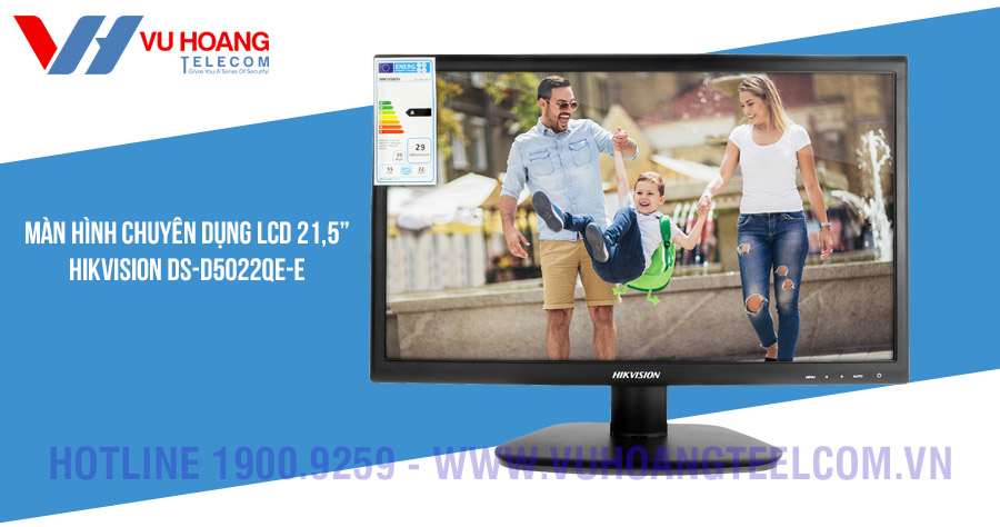 Màn hình chuyên dụng LCD 21,5inch HIKVISION DS-D5022QE-E