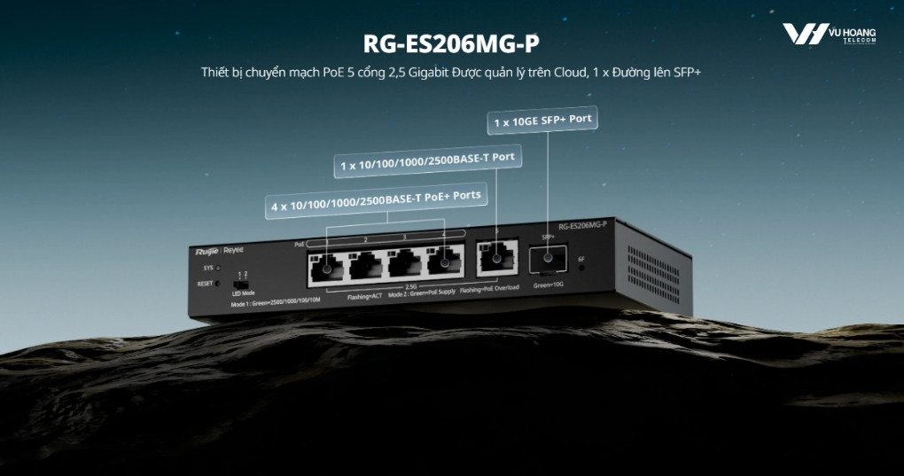 smart-managed-poe-switch-5-cong-reyee-rg-es206mg-p-1 Smart Managed PoE Switch 5 cổng Reyee RG-ES206MG-P