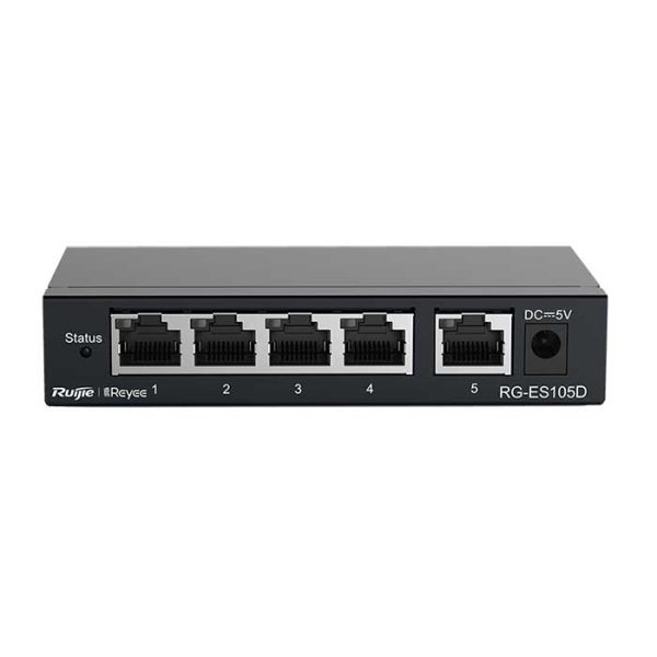 Switch 5 cổng 10/100/1000 BASE-T RUIJIE REEYE RG-ES105GD