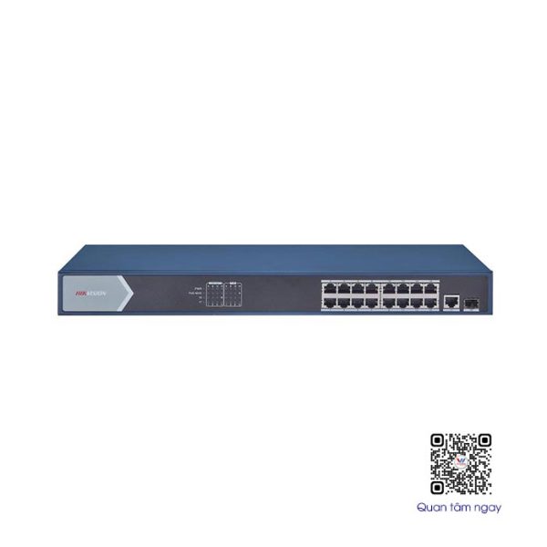 Switch GIGABIT 16 cổng PoE 1000M HIKVISION DS-3E0518P-E/M