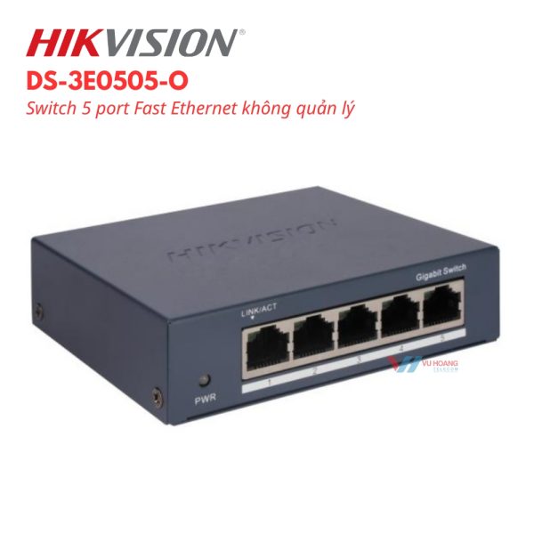 Switch không quản lý 5 cổng HIKVISION DS-3E0505-O