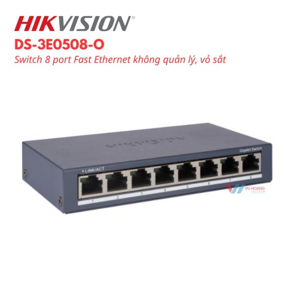Switch không quản lý 8 cổng HIKVISION DS-3E0508-O